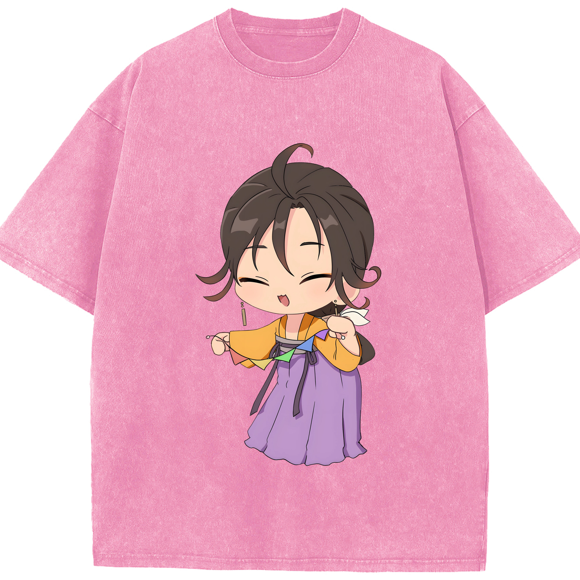 （画像用） 薬屋のひとりごと The Apothecary Diaries 綿100% ヴィンテージ風 半袖Tシャツ（フロントプリント）